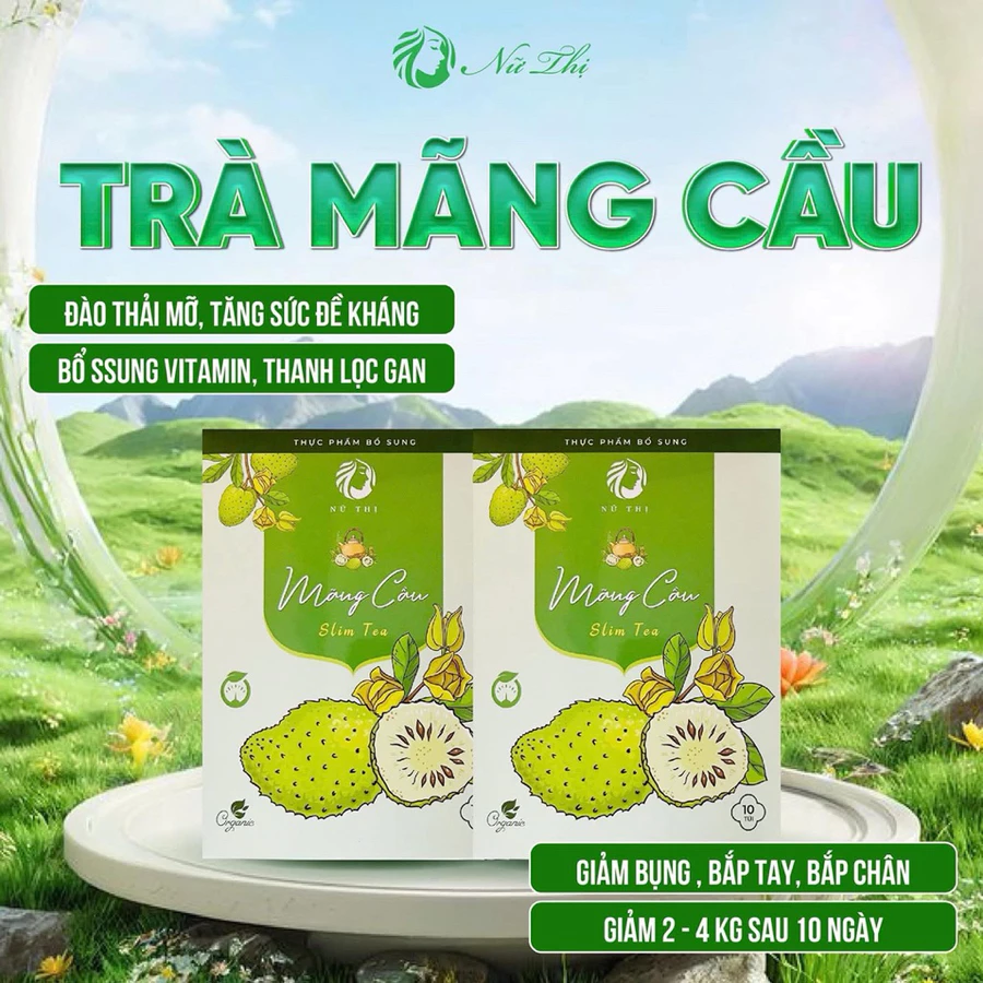 Trà Mãng Cầu Xiêm Giảm Cân